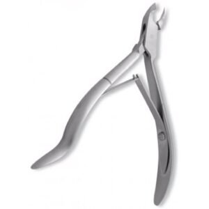 PrecisionNipperX stainless steel professional cuticle nipper with ergonomic handle and sharp blades for precise nail trimming.