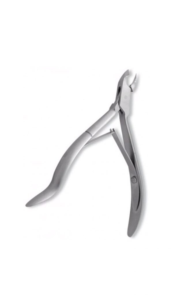 PrecisionNipperX stainless steel professional cuticle nipper with ergonomic handle and sharp blades for precise nail trimming.