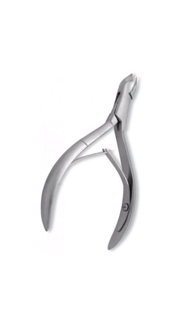 High-quality stainless steel nail nipper with ergonomic grip and precision blades for professional and personal nail care.